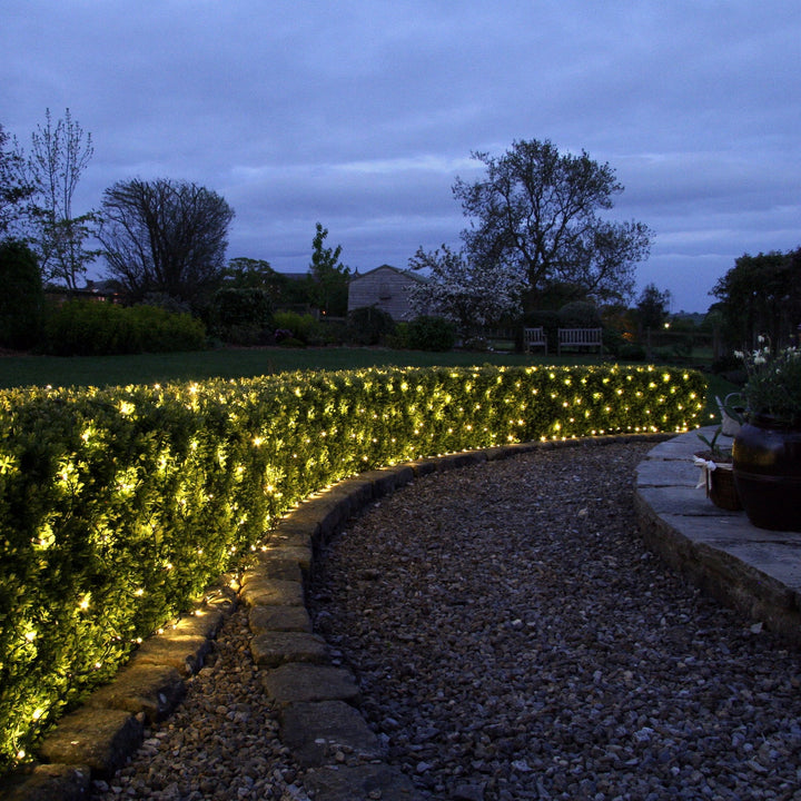 LumiGrid™ Connect – Filet Lumineux 140 LED Blanc Chaud