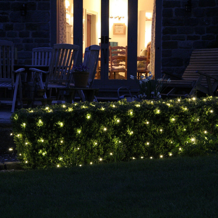 LumiGrid™ Connect – Filet Lumineux 140 LED Blanc Chaud