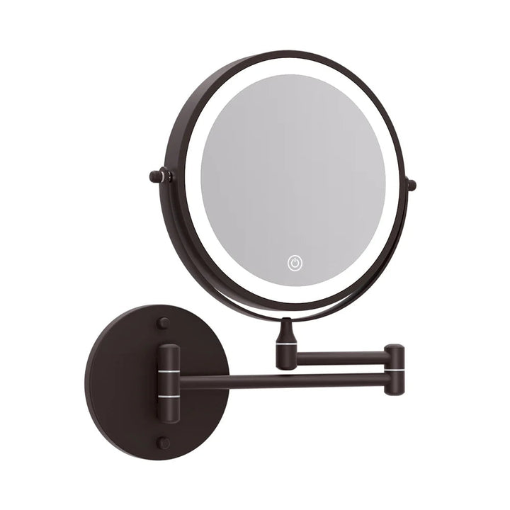 MiroLumi™ – Miroir Mural LED à Trois Tons Réglables
