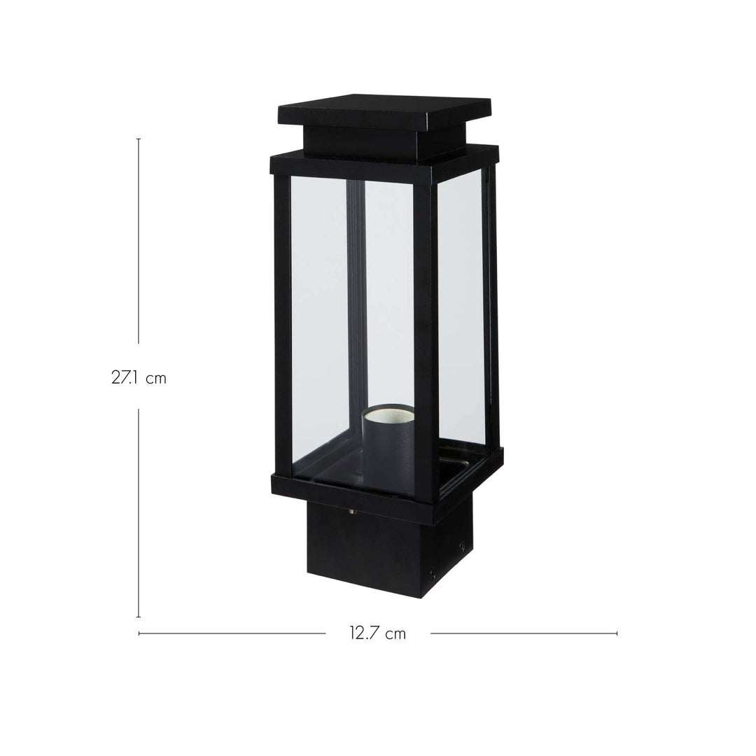 EbonyGlow™ – Lampe Pilier Style Lanterne