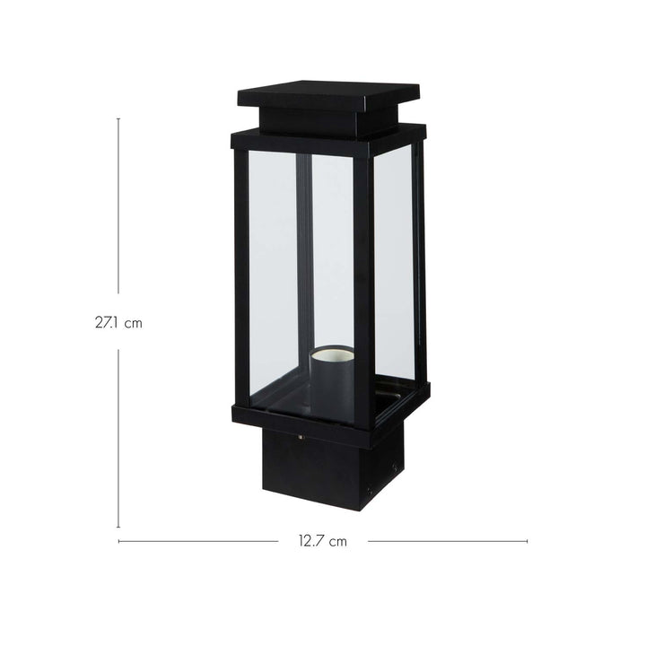 EbonyGlow™ – Lampe Pilier Style Lanterne
