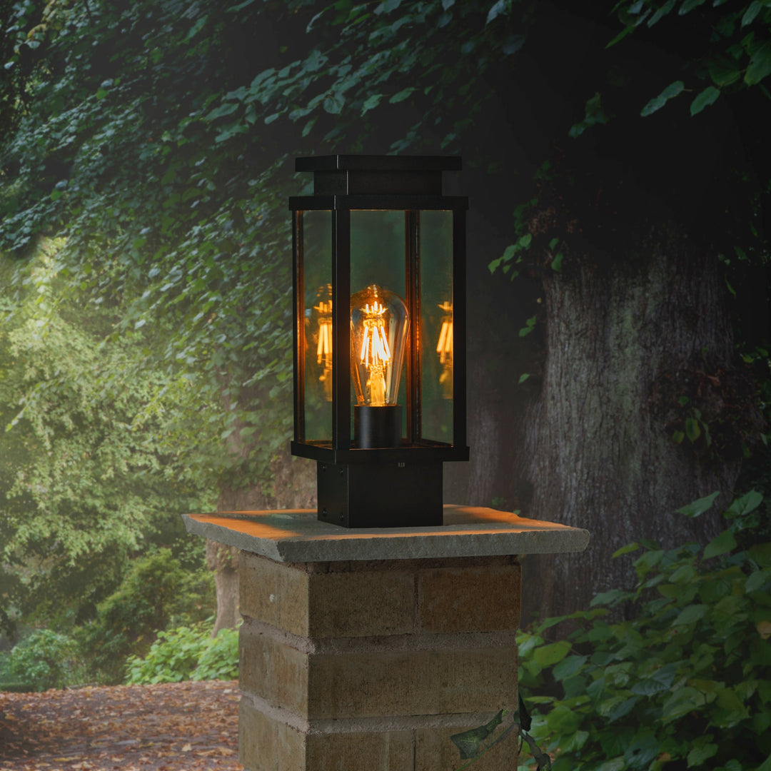 EbonyGlow™ – Lampe Pilier Style Lanterne