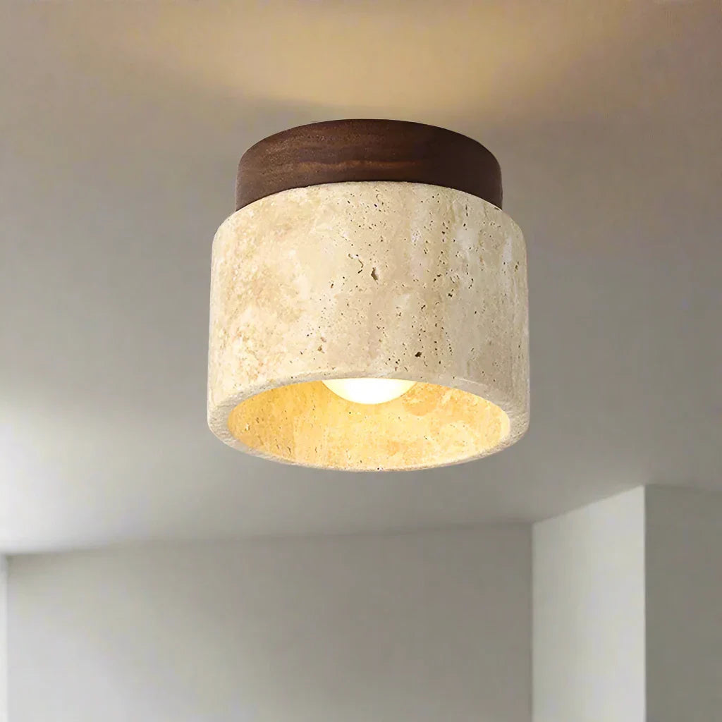 DouxHalo™ – Lampe de Plafond Design Crème Moderne