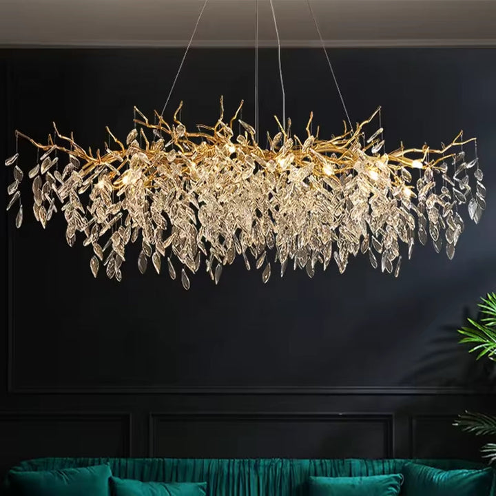 PrestigeCiel™ – Chandelier de Plafond Élégant et Étincelant
