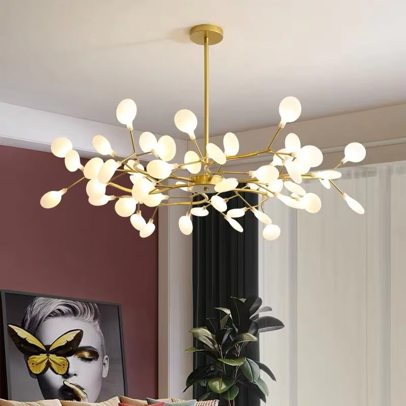 BrancheLumi™ – Lustre Créatif en Acrylique pour Salon