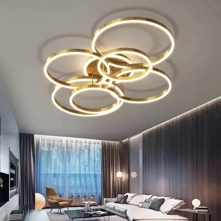 Éclat Nordique™ – Plafonnier Design en Anneau