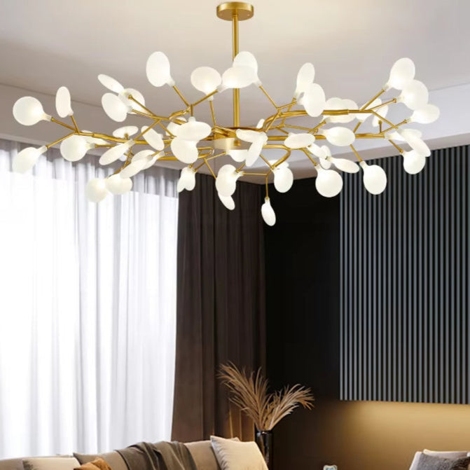 BrancheLumi™ – Lustre Créatif en Acrylique pour Salon
