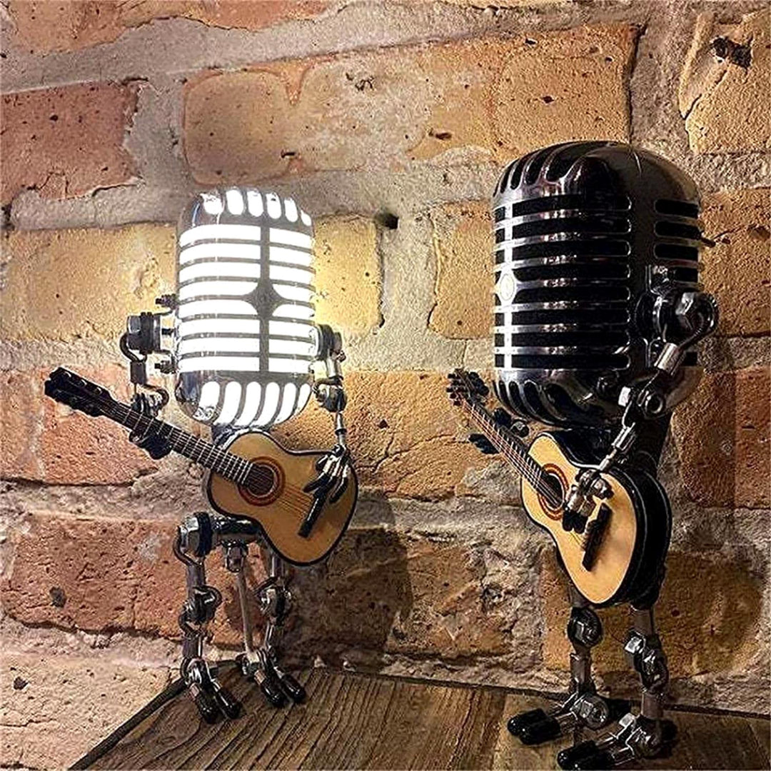 LumiRock™ – Lampe Robotique et Guitare Stylée