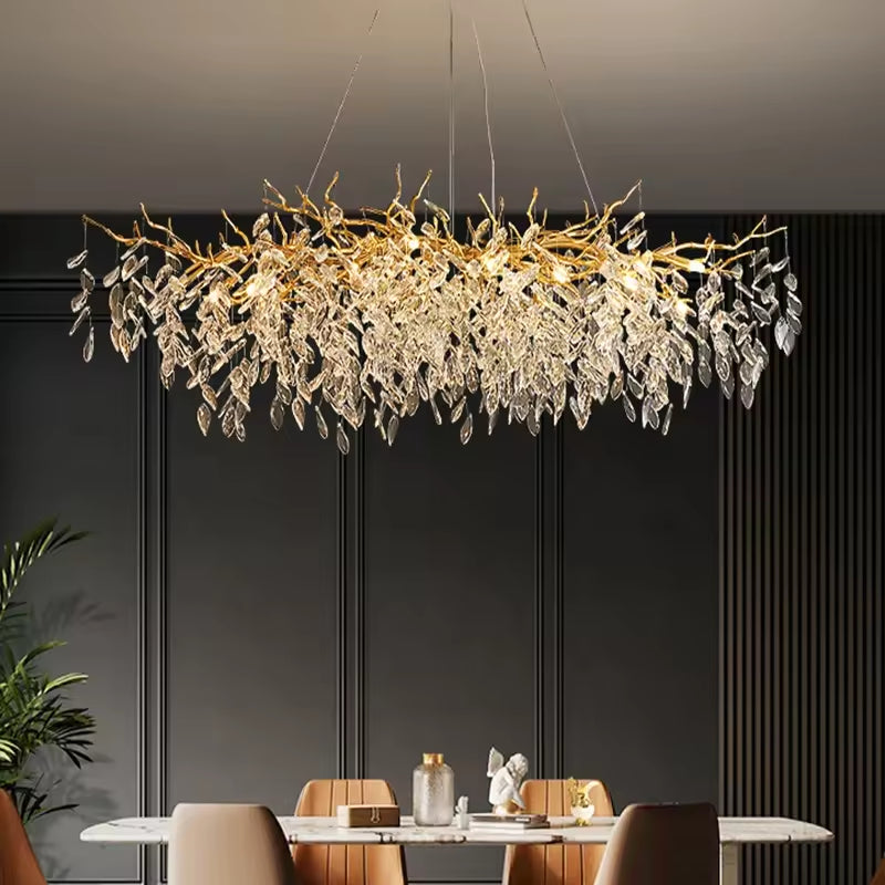 PrestigeCiel™ – Chandelier de Plafond Élégant et Étincelant