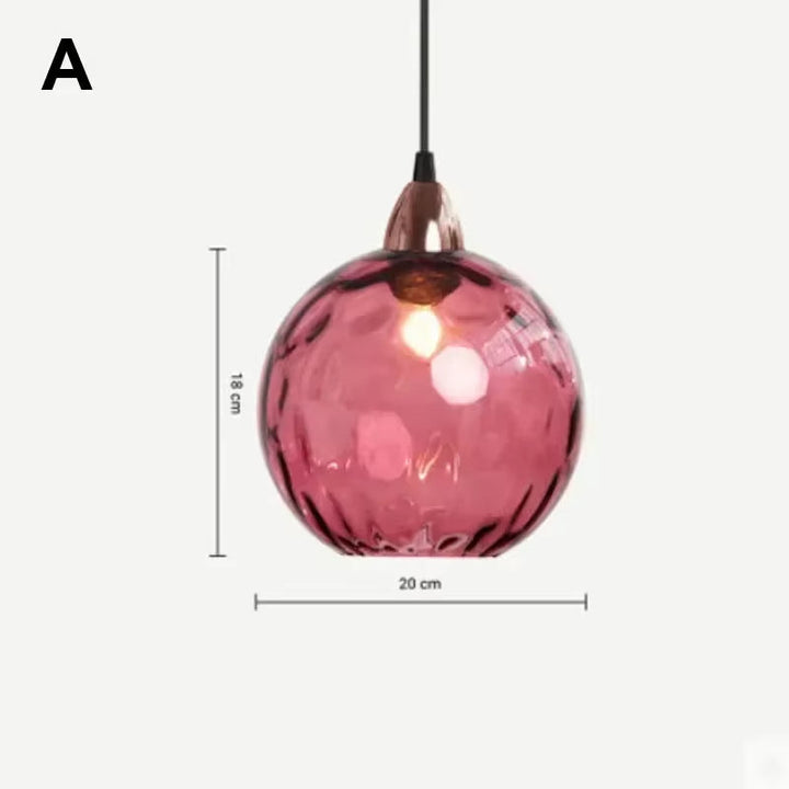 ClairOnda™ – Éclairage Sphérique au Verre Ondulant