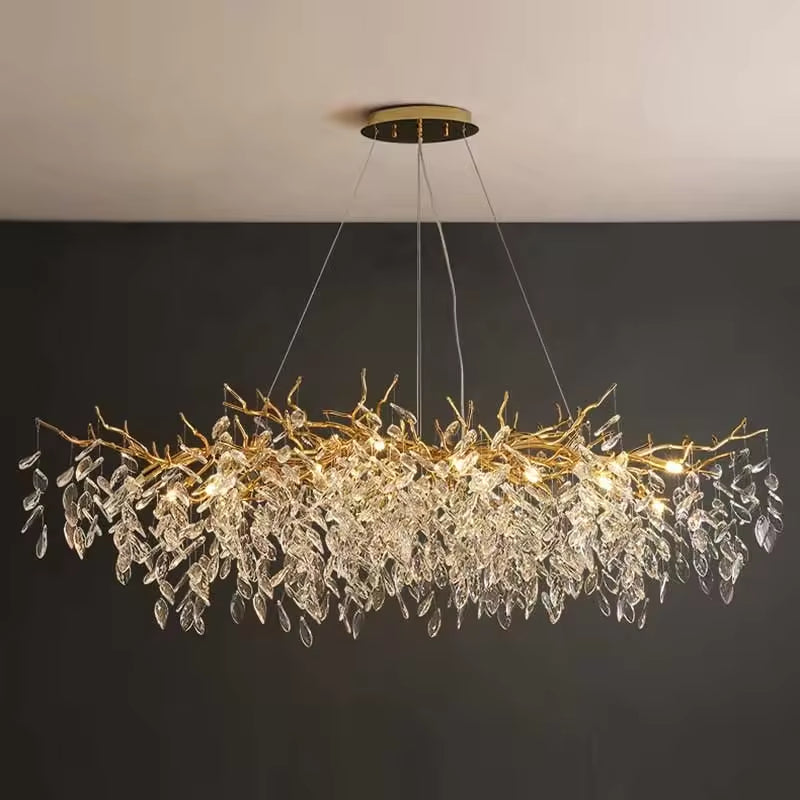 PrestigeCiel™ – Chandelier de Plafond Élégant et Étincelant