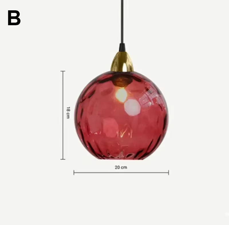 ClairOnda™ – Éclairage Sphérique au Verre Ondulant