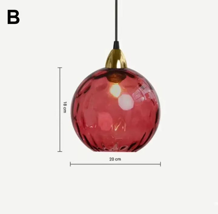 ClairOnda™ – Éclairage Sphérique au Verre Ondulant