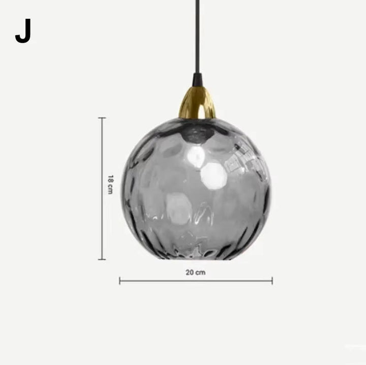 ClairOnda™ – Éclairage Sphérique au Verre Ondulant