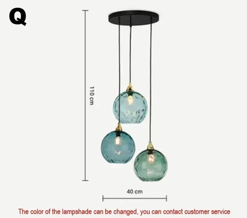 ClairOnda™ – Éclairage Sphérique au Verre Ondulant