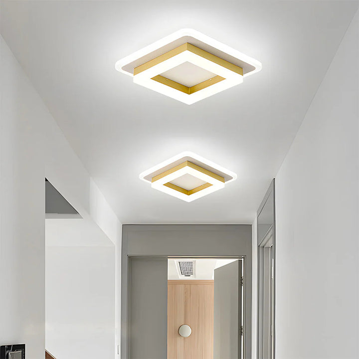 LumiCarré™ – Éclairage de Plafond Carré au Style Moderne