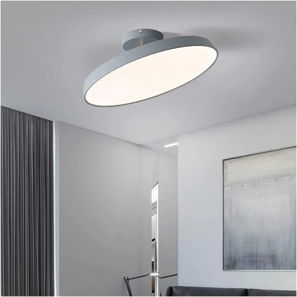 ZenHalo™ – Luminaire Rond Minimaliste et Élégant