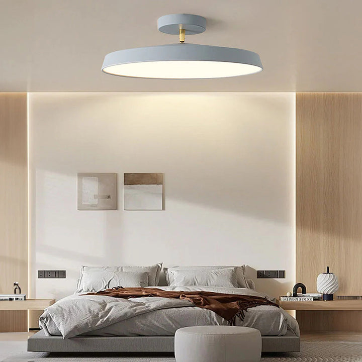 ZenHalo™ – Luminaire Rond Minimaliste et Élégant