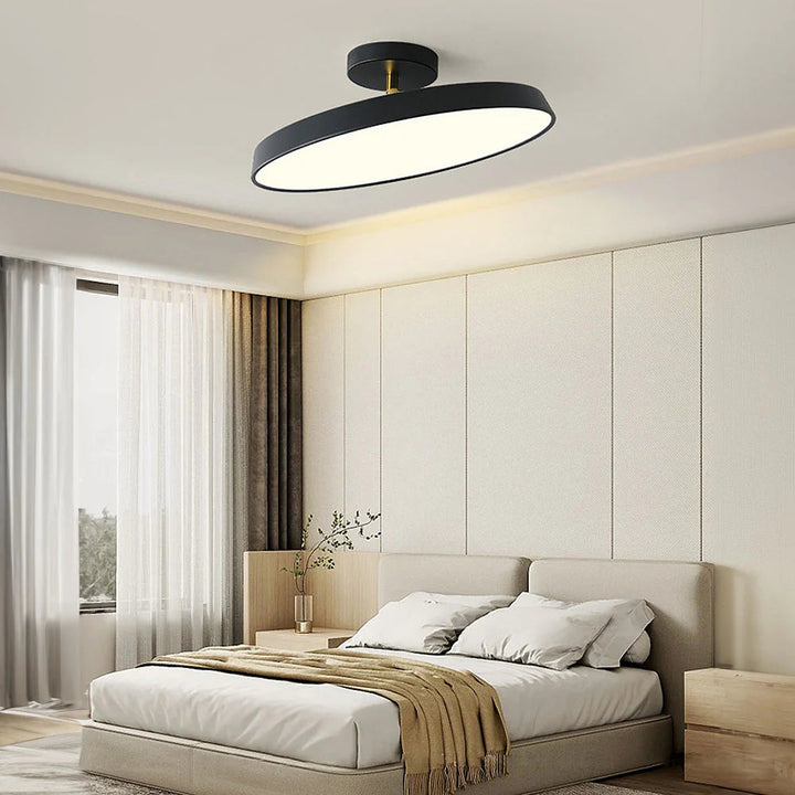 ZenHalo™ – Luminaire Rond Minimaliste et Élégant
