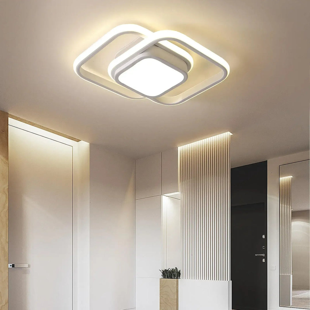 LumiLoop™ – Luminaire Circulaire Double au Style Épuré