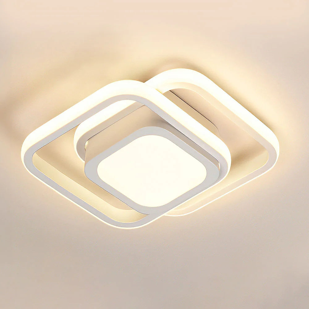 LumiLoop™ – Luminaire Circulaire Double au Style Épuré