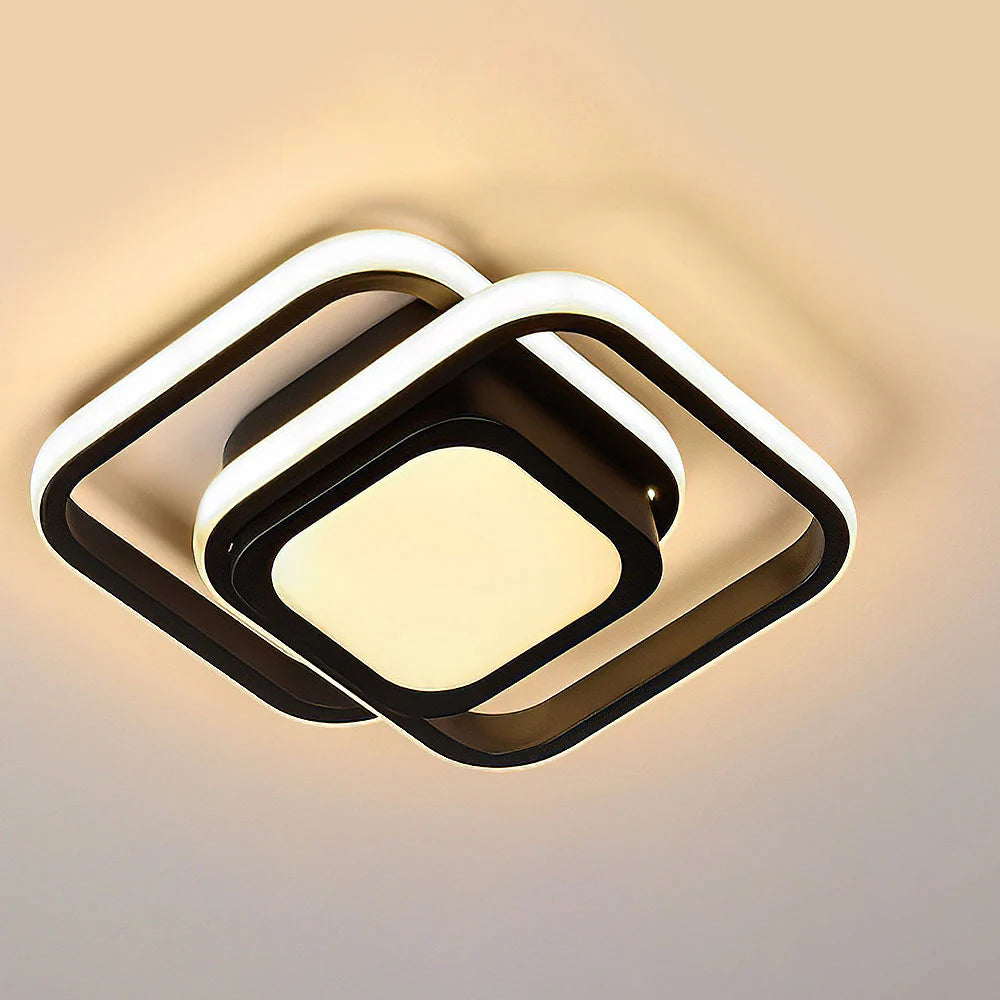 LumiLoop™ – Luminaire Circulaire Double au Style Épuré
