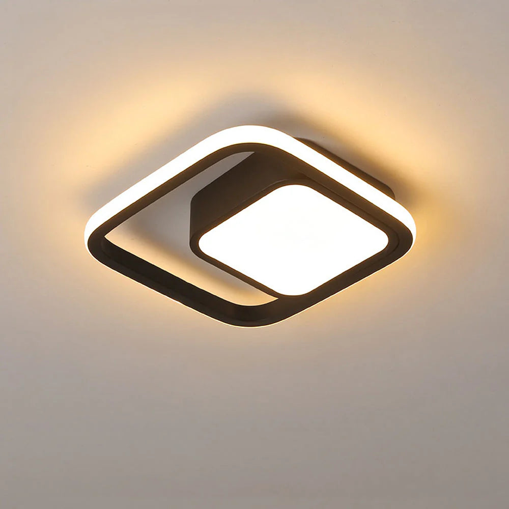 LumiLoop™ – Luminaire Circulaire Double au Style Épuré