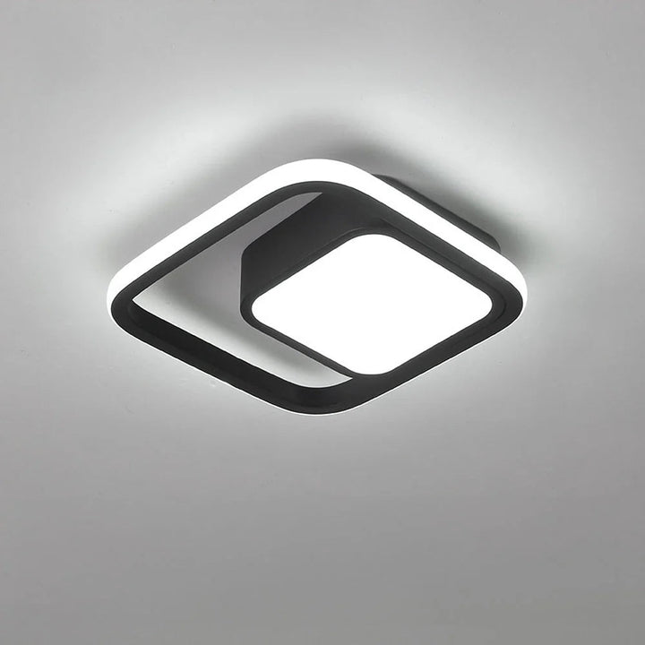 LumiLoop™ – Luminaire Circulaire Double au Style Épuré