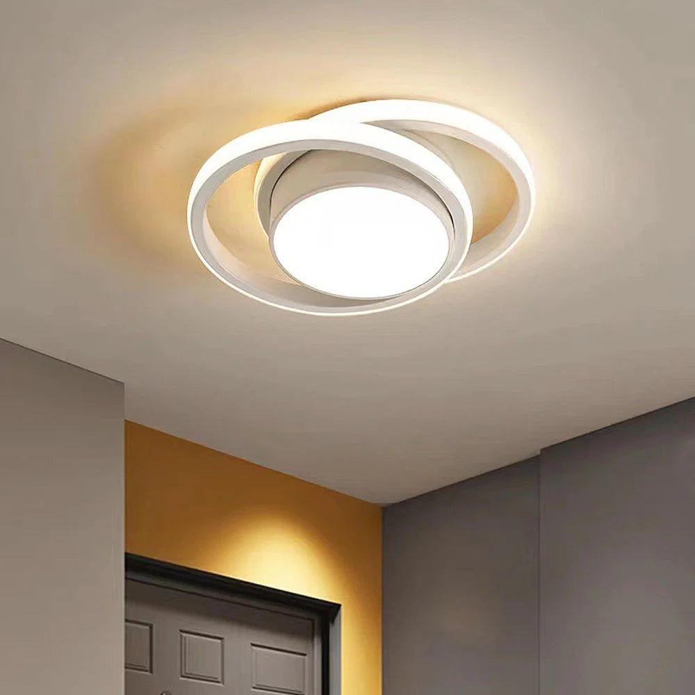 LumiLoop™ – Luminaire Circulaire Double au Style Épuré