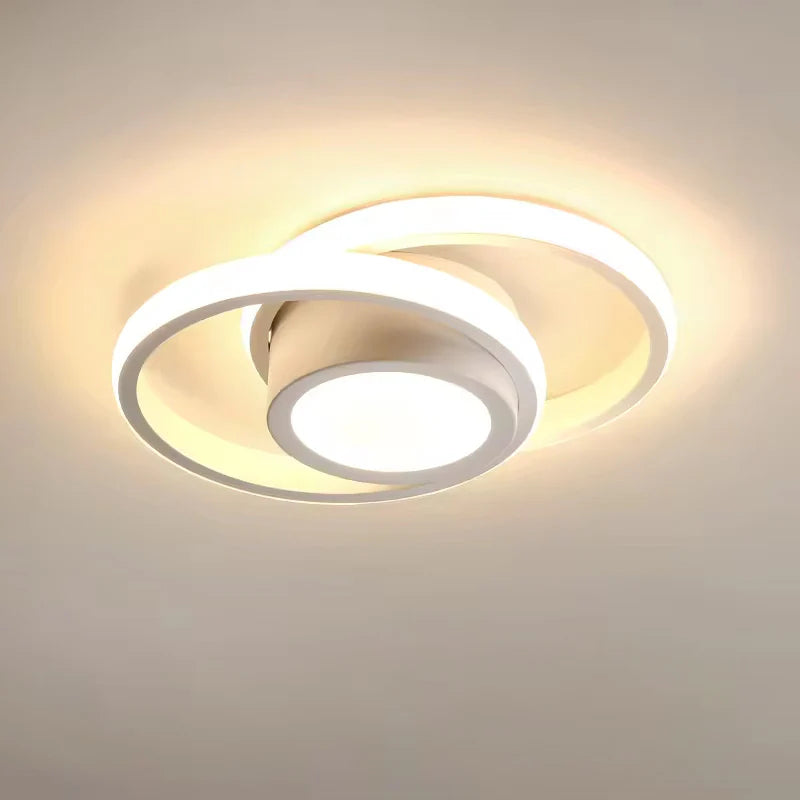 LumiLoop™ – Luminaire Circulaire Double au Style Épuré
