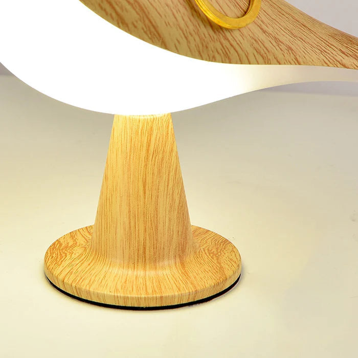 AileBois™ – Lampe de Table Naturelle au Design Oiseau
