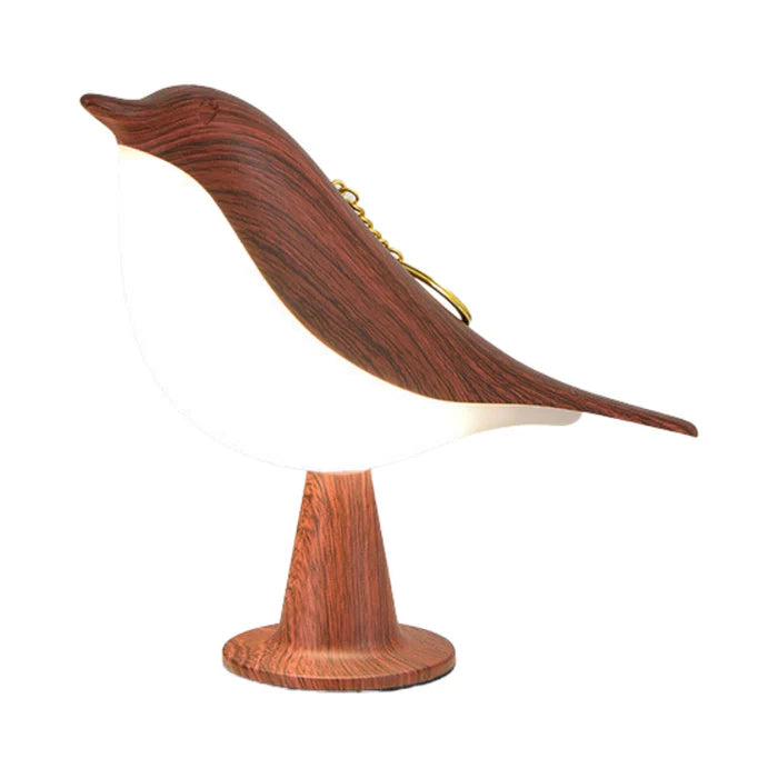 AileBois™ – Lampe de Table Naturelle au Design Oiseau
