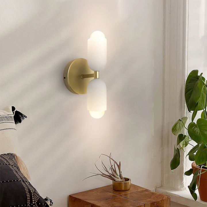 ÉclatChic™ – Lampe Murale Double Tête au Design Flamme