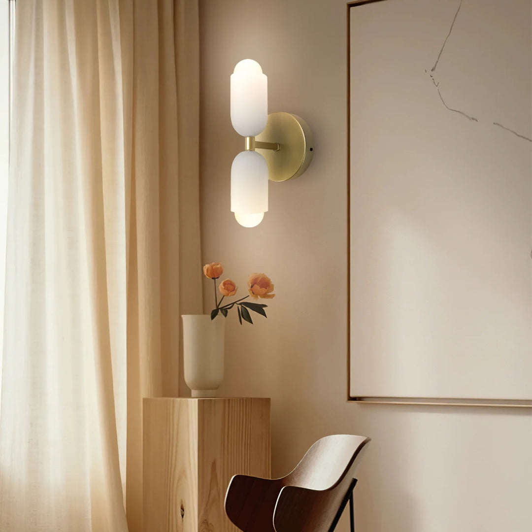 ÉclatChic™ – Lampe Murale Double Tête au Design Flamme