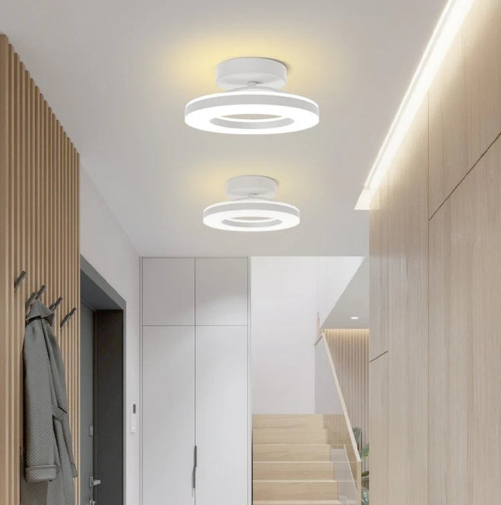 Ironéa™ – Luminaire Circulaire Chic en Métal