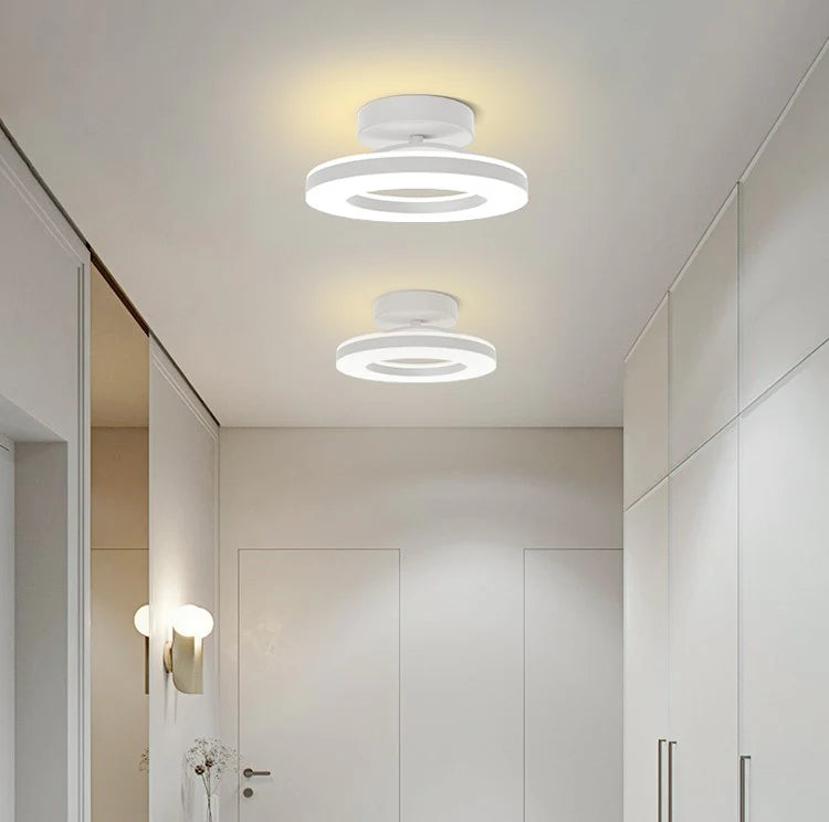 Ironéa™ – Luminaire Circulaire Chic en Métal