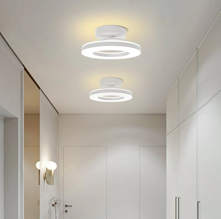 Ironéa™ – Luminaire Circulaire Chic en Métal