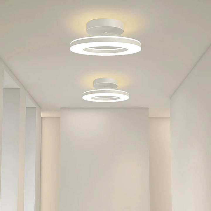Ironéa™ – Luminaire Circulaire Chic en Métal
