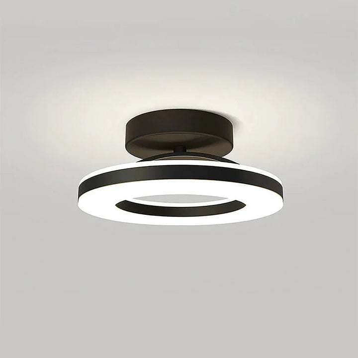Ironéa™ – Luminaire Circulaire Chic en Métal