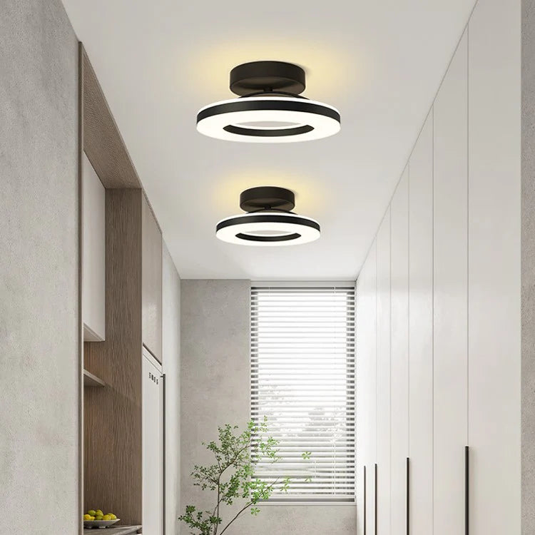 Ironéa™ – Luminaire Circulaire Chic en Métal