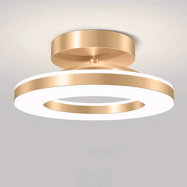 Ironéa™ – Luminaire Circulaire Chic en Métal