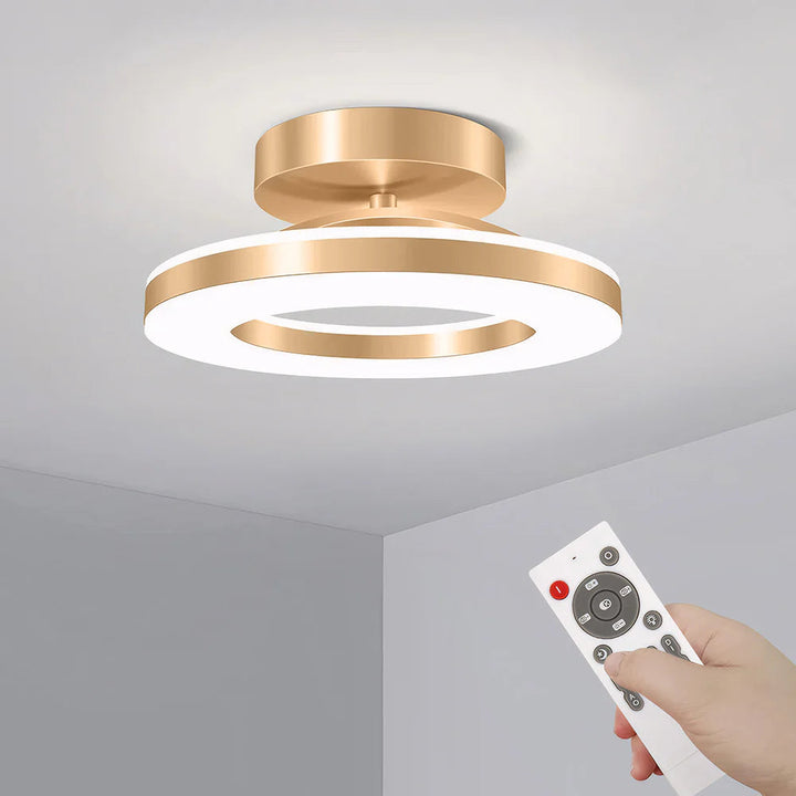 Ironéa™ – Luminaire Circulaire Chic en Métal