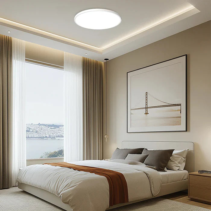 LumiZen™ – Éclairage de Plafond Rond et Épuré