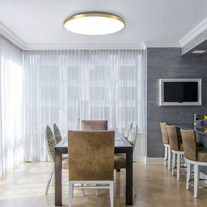 LumiZen™ – Éclairage de Plafond Rond et Épuré
