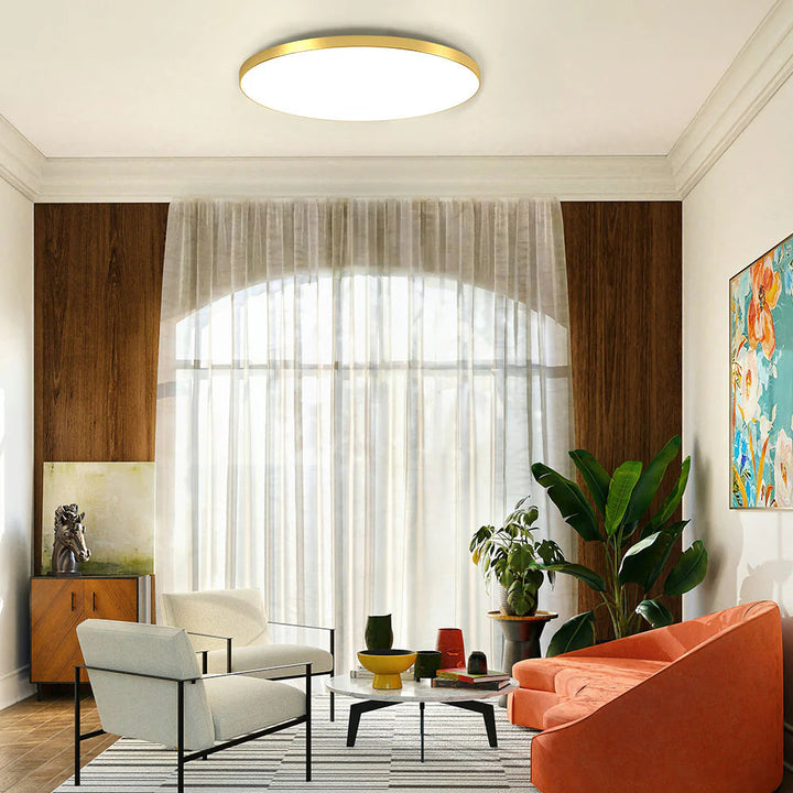 LumiZen™ – Éclairage de Plafond Rond et Épuré