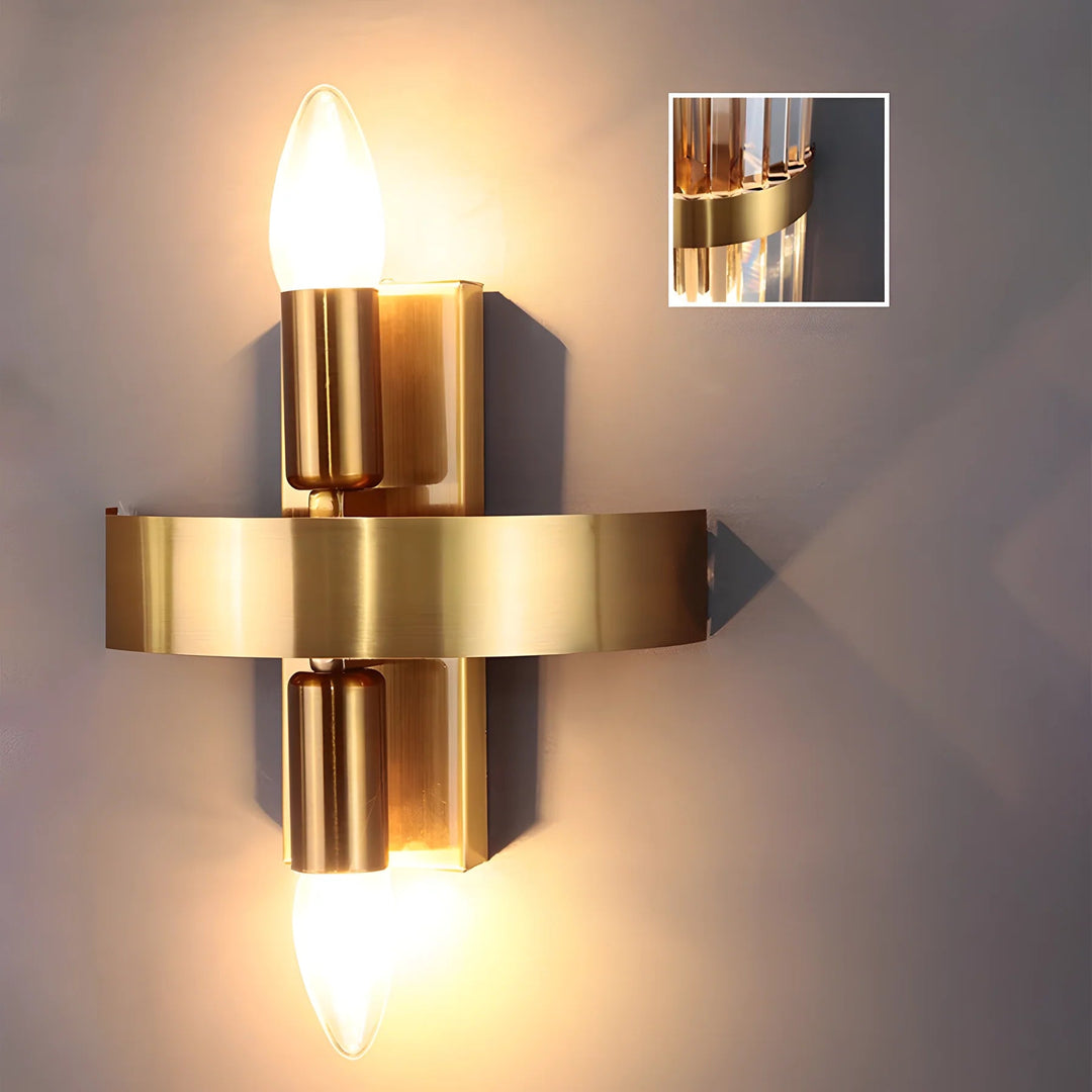 Métallure™ – Applique Murale Haut de Gamme au Fini Acier