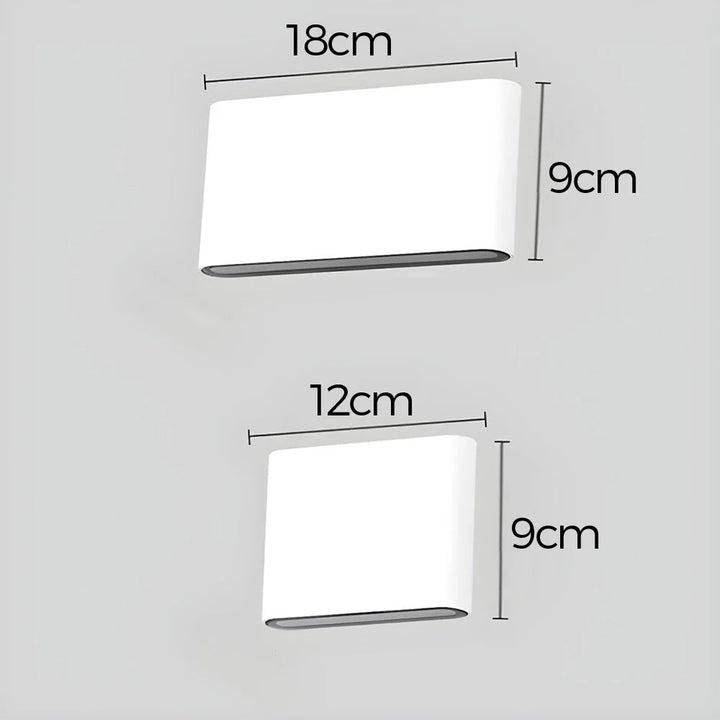 DuoÉtanche™ – Applique Murale Double Chic et Imperméable