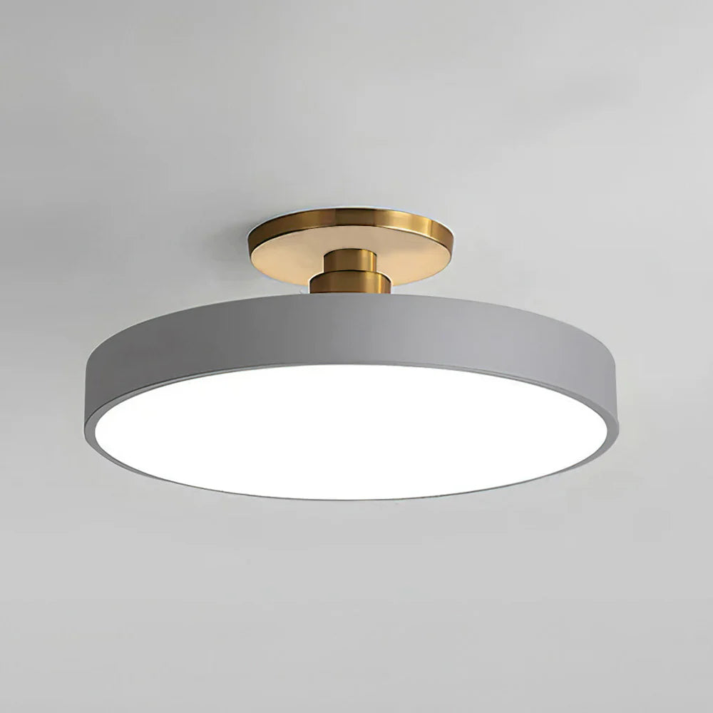 ScandiLumi™ – Luminaire Affleurant Rond et Épuré