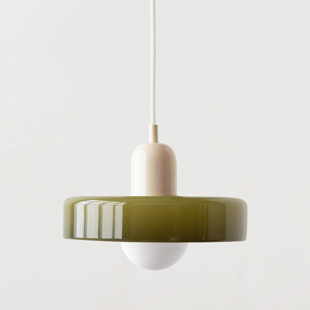 LumiModèle™ – Suspension Géométrique en Verre et LED