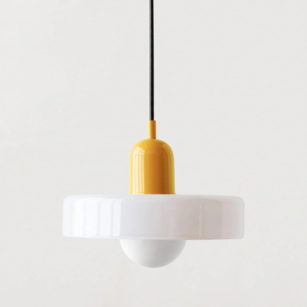 LumiModèle™ – Suspension Géométrique en Verre et LED